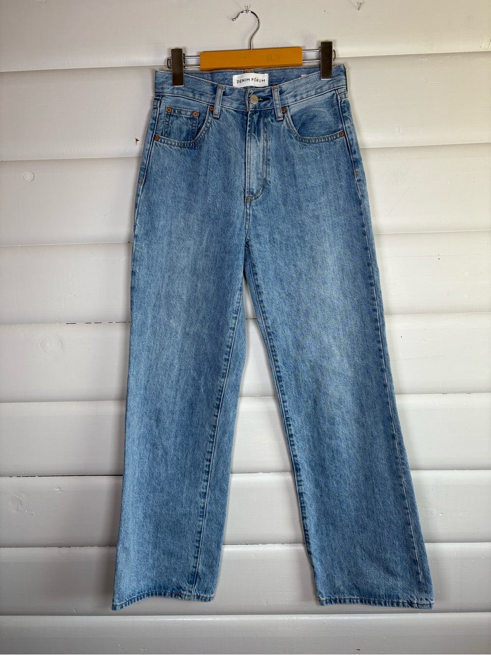 Aritzia Denim Forum Farrah Hi-Rise Wide Leg Jeans Size 25